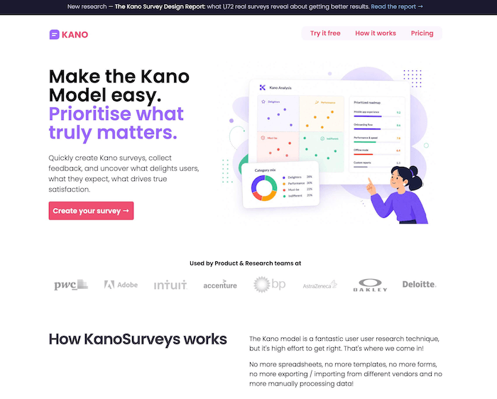 KanoSurveys screenshot